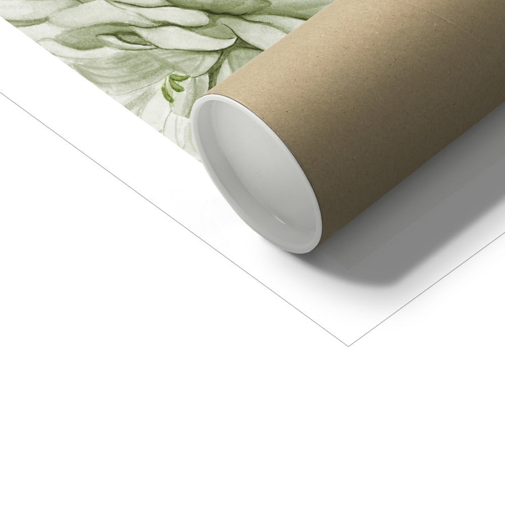 Floral Bouquet I Olive