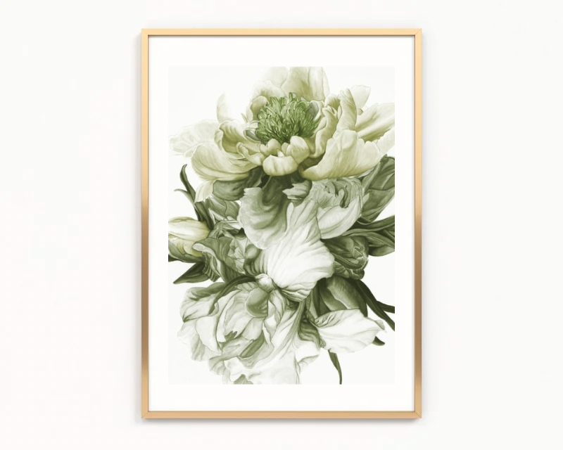 Floral Bouquet IV Olive