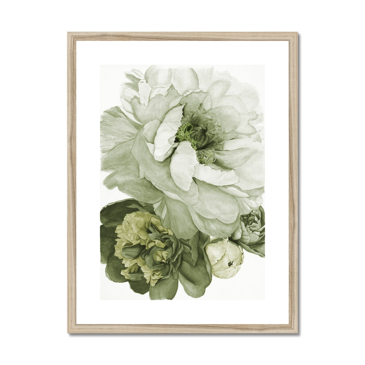 Floral Bouquet III Olive