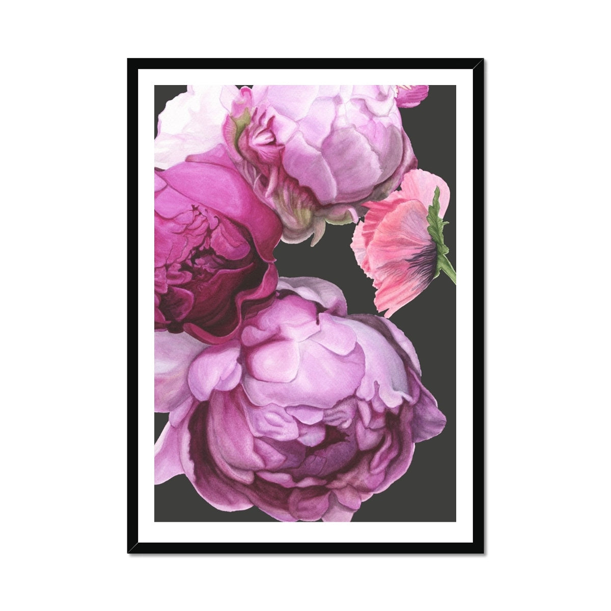 Poppy & Peony Pink Black II – Cindy Pretorius