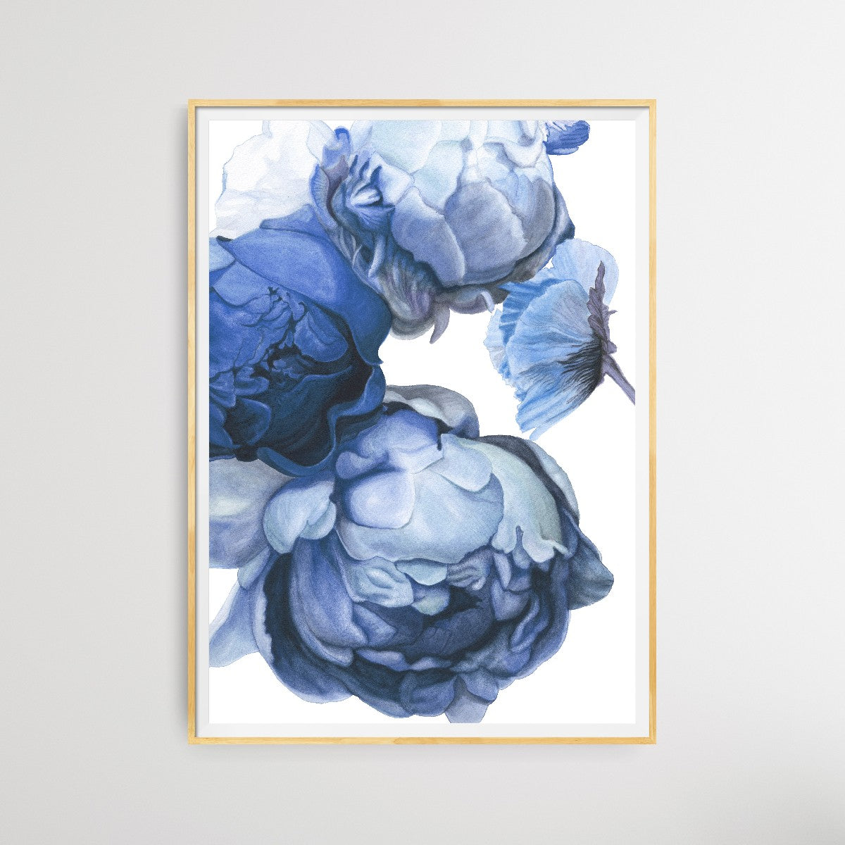 Poppy & Peony Delft Blue White II